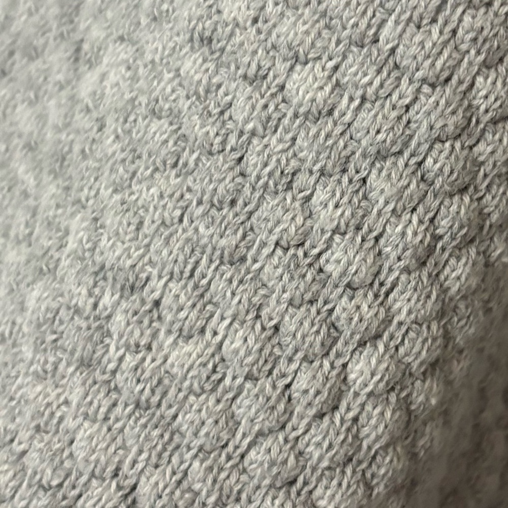 Matty 100% Grey Cotton Knit Top - Picture 4 of 10